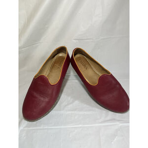 Charix CLASSIC Slip Ons Red Size 38 or US 8 LEATHER